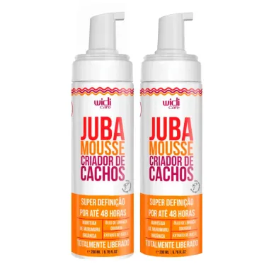 Kit 2 Mousse Widi Care Juba Criador de Cachos 200ml