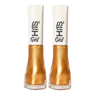 Kit 2 Esmalte Hits Maximal Efeito Gel 8ml