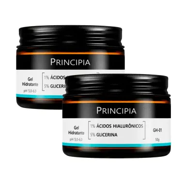 Kit 2 Gel Hidratante Principia GH-01 com 50g