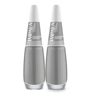 Kit 2 Esmalte Impala A Cor da Sua Moda Cremoso Cor Essencial 7,5ml