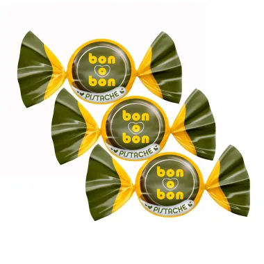 Kit 3 Bombom Bon O Bon Sabor Pistache 15g com 1 Unidade