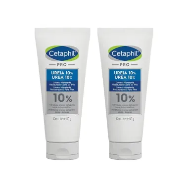 Kit 2 Cetaphil Pro Ureia 10% Creme Hidratante Restaurador para os Pés 60g