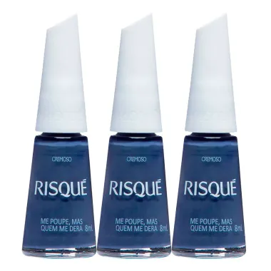 Kit 3 Esmalte Risqué Cor Me Poupe, Mas Quem Me Dera 8ml