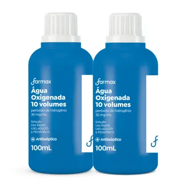 Água Oxigenada Líquida Farmax 10 Volumes 100ml