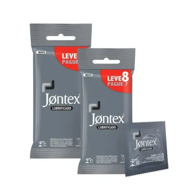 2 Preservativo Jontex Lubrificado Leve 8 Pague 7 Unidades_1