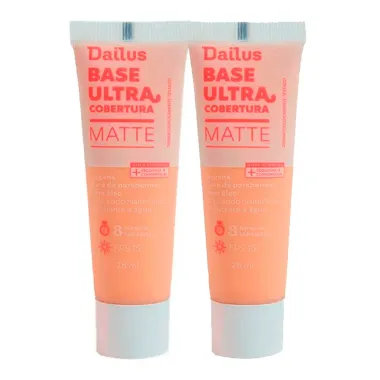 Kit Base Líquida Tracta Ultra Cobertura Cor D4 Claro com 28ml