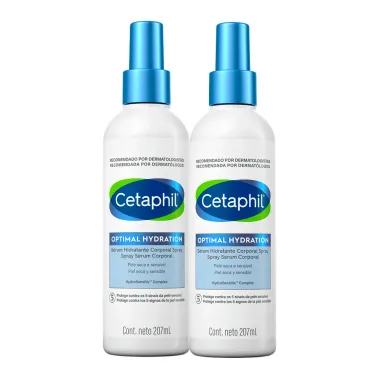 Kit 2 Cetaphil Optimal Hydration Sérum Spray 207ml