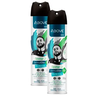 Desodorante Antitranspirante Above Neymar Jr. Men Aerosol com 150ml