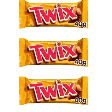 Kit 3 Chocolate Twix Original 40g