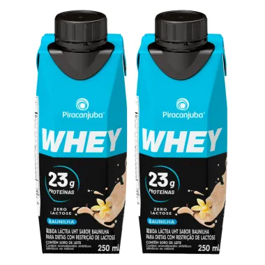 Kit 2 Bebida Láctea Piracanjuba Whey