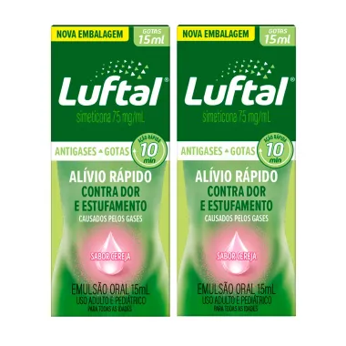 Kit 2 Luftal 75mg/ml Gotas com 15ml