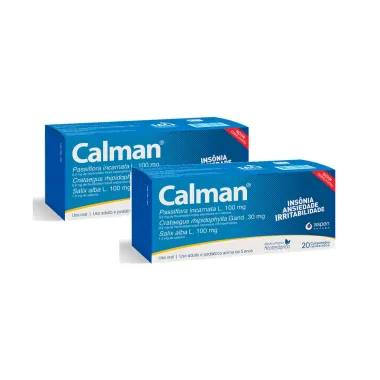 Kit 2 Calman com 20 Dr&aacute;geas