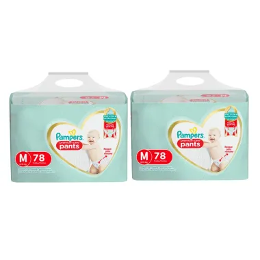 Kit 2 Fralda Infantil Pampers Premium