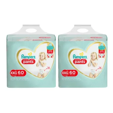 Kit 2 Fralda Pampers Premium Care