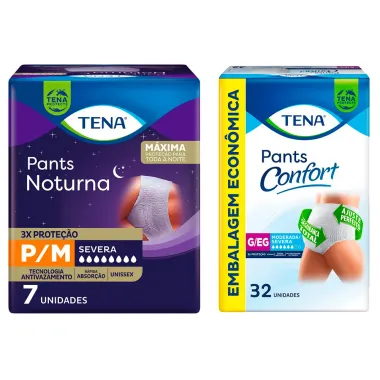 Kit 2 Roupa Íntima Tena Pants Confort G/EG 32 Unidades Embalagem
