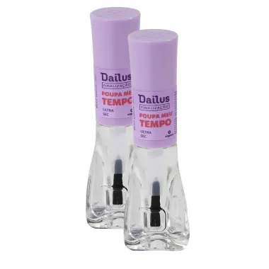 Kit 2 Esmalte Dailus Secante Ultra Sec Poupa Meu Tempo 8ml