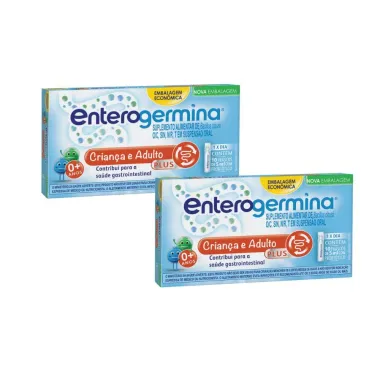 Kit 2 Enterogermina Plus com 10 Frascos de 5ml cada