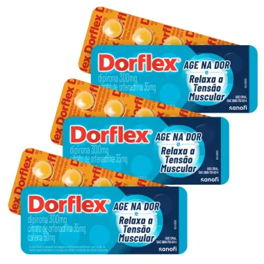 Analgésico Dorflex Kit com três unidades