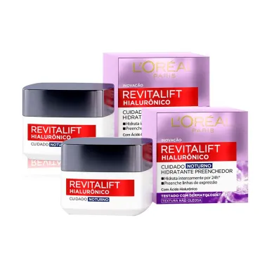 Kit 2 Creme Hidratante Facial Anti-idade L'Oréal Paris Revitalift