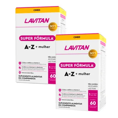 Kit 2 Lavitan Mult 5G Mulher com 60 Comprimidos