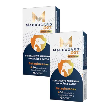 Kit 2 Macrogard Pet Small Size com 30 Comprimidos
