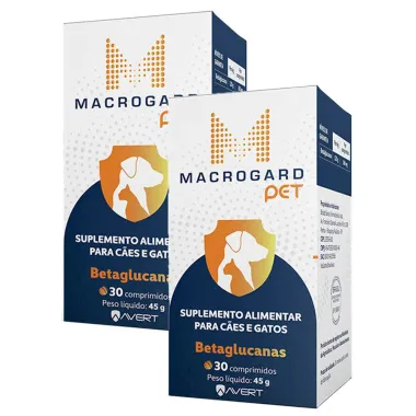 Kit 2 Marcrogard Pet com 30 Comprimidos
