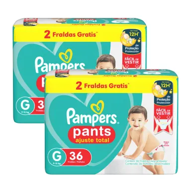 Kit de Fralda Pampers Pants