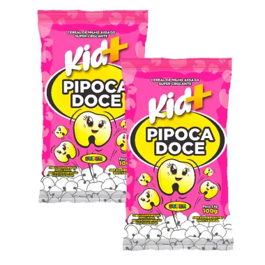 Kit Pipoca Doce Kid+ 100g