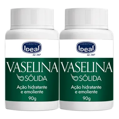 Kit 2 Vaselina Sólida Ideal 90g