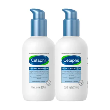 Kit Cetaphil Optimal Hydration Loção Hidratante Corporal 237ml