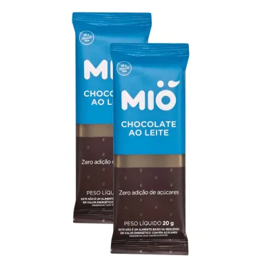 Kit 2 Chocolate Mió ao Leite Zero 20g