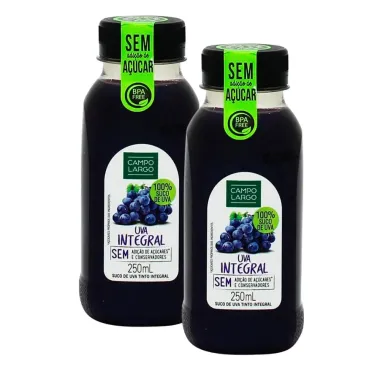 Suco Integral Campo Largo Uva 250ml