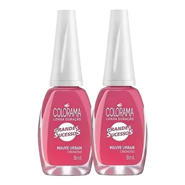 Kit 2 Esmalte Colorama Grandes Sucessos Mauve Urban 8ml