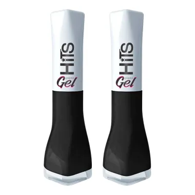 Kit 2 Esmalte Hits Efeito Gel Cor Paixão Antiga 8ml
