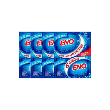 Kit 4 Sal de Fruta Eno Tradicional com 2 Envelopes de 5g cada