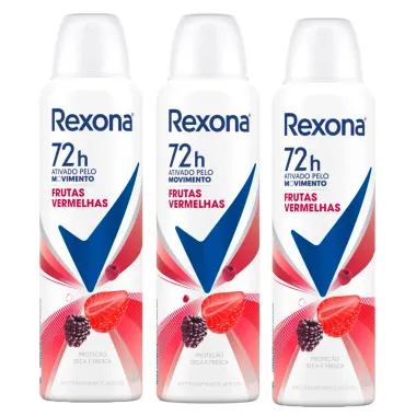 kit Rexona Frutas Vermelhas