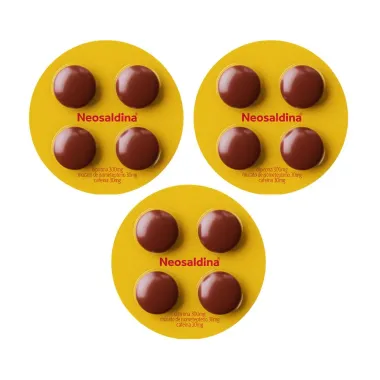 Kit 3 Neosaldina Envelope com 4 Drágeas
