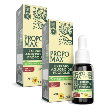 Propomax Extrato Aquoso de Própolis Apis Flora 30ml | Kit com duas unidades