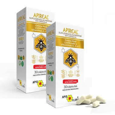 Apireal com 30 Cápsulas | Kit com duas unidades