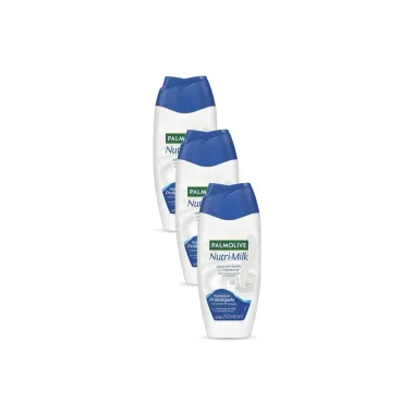 Kit 3 Sabonete L&iacute;quido Palmolive Nutri-Milk Hidratante com 250ml