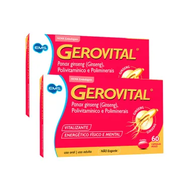 Kit 2 Gerovital com 60 Cápsulas