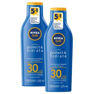 Protetor Solar Nivea Sun Protect & Hidrata FPS 30 Loção 125ml