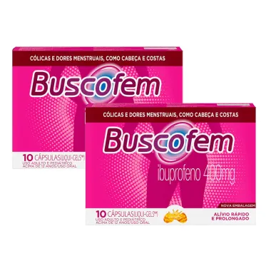 Kit 2 Buscofem 400mg com 10 Cápsulas