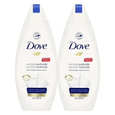 Sabonete Líquido Dove Nutrição Profunda 250ml Frasco