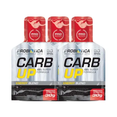 Kit 3 Carb Up Probiotica Morango Sivestre Gel 30g
