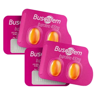 Kit 2 Buscofem 400mg Envelope com 2 Cápsulas