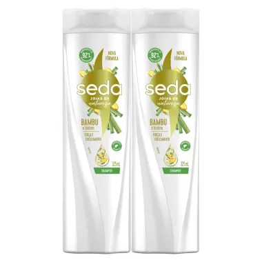 Shampoo Seda Joias da Natureza Bambu e Biotina 325ml Frasco