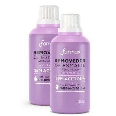 Kit 2 Removedor de Esmalte Farmax