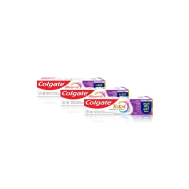 Kit 3 Creme Dental Colgate Total Preven&ccedil;&atilde;o Ativa Gengiva Refor&ccedil;ada 140g