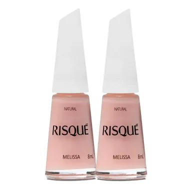 Kit Esmalte Risqué Nude Natural Melissa 8ml